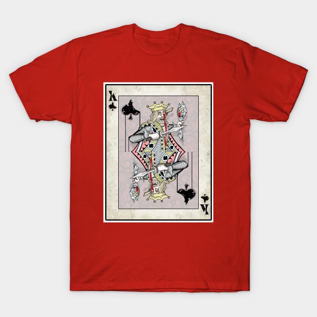 King of Spades T-Shirt by IckyScrawls